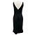 Schwarzes ärmelloses Midi-Kleid aus Lammleder von Tom Ford - Ansicht 3