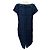 Autre Marque Abito in tweed blu / nero a maniche corte St. John Couture - vista 3