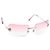 Chanel Silber Rosa Kamelienblume 4085 Sonnenbrille Pink