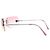 Chanel Silber Rosa Kamelienblume 4085 Sonnenbrille Pink - Ansicht 4