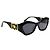 Occhiali da sole Gianni Versace Medusa Neri e Dorati MOD421 Nero D'oro - vista 3