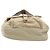 Borsa a tracolla in nylon tessuto beige con logo Prada - vista 6