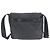Borsa a tracolla in nylon nero con logo Prada e fibbia - vista 3