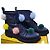 Fendi Pom-Pom Lederstiefel schwarz - Ansicht 4