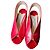 Décolleté Jimmy Choo in pelle rossi 38,5 Rosso - vista 2