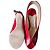Décolleté Jimmy Choo in pelle rossi 38,5 Rosso - vista 3