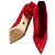 Décolleté Le Silla Rossi in Pelle Rosso - vista 2