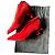 Décolleté Le Silla Rossi in Pelle Rosso - vista 3