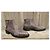 Botines Chelsea Lanvin de cuero marrón Castaño - vista 3