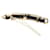 Timeless Barrette Logo Chanel D'oro - vista 4