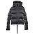 Autre Marque Chaqueta negra con efecto plateado Negro