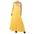 Jonathan Simkhai Robe maxi fluide sans manches jaune - taille S