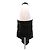 Autre Marque Top in satin nero PARFOIS - vista 2