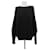 Laurence Bras Schwarzer Wollpullover M  - Ansicht 1