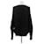 Laurence Bras Schwarzer Wollpullover M  - Ansicht 2