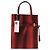 Borsa a mano Tory Burch in pelliccia rossa Rosso - vista 2