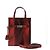 Borsa a mano Tory Burch in pelliccia rossa Rosso - vista 8