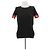 Autre Marque Camiseta de malla negra Preto