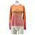 Autre Marque Cashmere-Pullover Tie & Dye Orange  - Ansicht 1