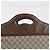 Gucci Borsa Tote a Strisce Tiger Web Marrone - vista 2