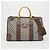 Gucci Borsa Duffle Tote GG Marrone - vista 2