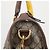 Gucci Borsa Duffle Tote GG Marrone - vista 5