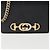 Gucci Billetera con cadena Negro - vista 2