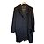 Cappotto lungo in lana e cashmere nero di Lanvin
