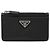 Prada Saffiano Leather Business Card Case Black