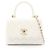 Borsa a Spalla Mini Matelassé Coco Handle di Chanel Bianco