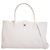 Borsa Executive Cerf Media in Pelle di Vitello Bianca Chanel Bianco Crudo