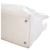 Borsa Executive Cerf Media in Pelle di Vitello Bianca Chanel Bianco Crudo - vista 10