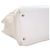 Borsa Executive Cerf Media in Pelle di Vitello Bianca Chanel Bianco Crudo - vista 11