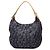 Fendi Blaue Zucchino Denim Hobo-Tasche