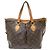 BAG TOTE LOUIS VUITTON PALERMO PM M40145 IN CANVAS MONOGRAM Marrone - vista 2