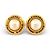 Cambon ORECCHINI VINTAGE LOGO CC CHANEL & PERLE DI CASTELLANE 1986 D'oro