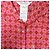 Camicia Vampata Max Mara con bottoni in seta rosa e rossa - vista 5