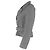Blazer a scacchi bianco e nero in cotone di Alexander McQueen - vista 2