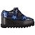 Stella Mc Cartney Scarpe Derby a piattaforma Elyse di Stella McCartney in pelle blu navy