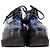 Stella Mc Cartney Scarpe Derby a piattaforma Elyse di Stella McCartney in pelle blu navy - vista 2