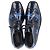 Stella Mc Cartney Scarpe Derby a piattaforma Elyse di Stella McCartney in pelle blu navy - vista 3