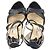 Sandali con piattaforma glitterati Jimmy Choo Vamp in pelle nera Nero - vista 2