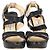 Sandali con piattaforma glitterati Jimmy Choo Vamp in pelle nera Nero - vista 3