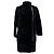Abrigo Maje Gibson en cordero negro de shearling