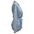 Camisa de rayas Iris & Ink con botones y cintura ajustable en algodón azul - vista 2
