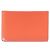 Hermès H Sellier Evercolor Card Case Orange