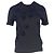 Camiseta de algodón gris con estampado de pájaro golondrina Alexander McQueen