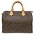 Borsa Boston Monogram Speedy Louis Vuitton Marrone