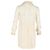 Robe Mini en Lamé Rayé Saint Laurent en Soie Crème Blanc Écru - vue 3
