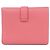 Portafoglio Compact Chevre Béarn di Hermès Rosa - vista 2